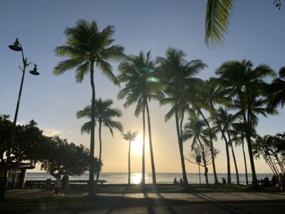 Waikiki夕日