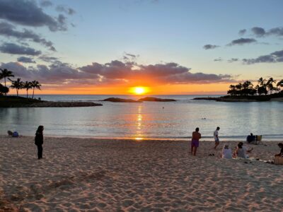 きれいな夕日