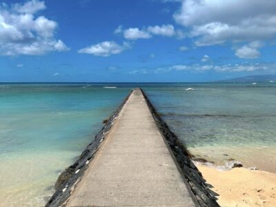 Queens Walkway Into The Ocean