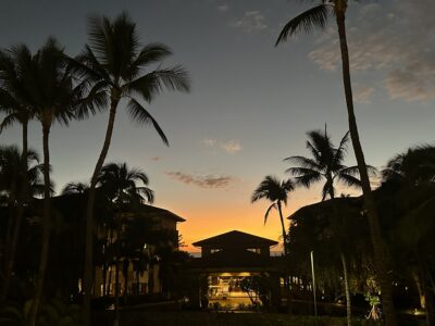 マウイ島の夜景