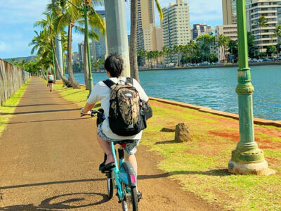 レンタル自転車で大冒険！