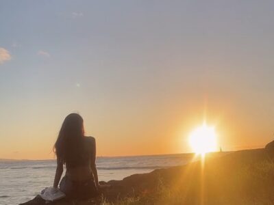 The sunset from Magic Island