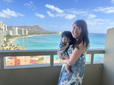 絶景🏝️💕ダイアモンドヘッドとワイキキビーチ