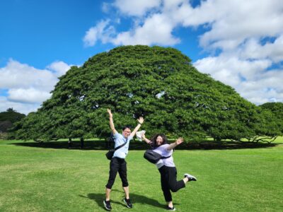 ハワイに魅せられて。