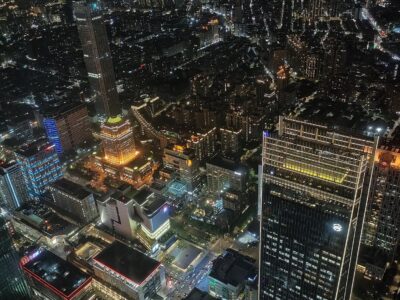 台北１０１から見た夜景