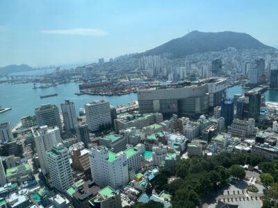 釜山タワーからの景色