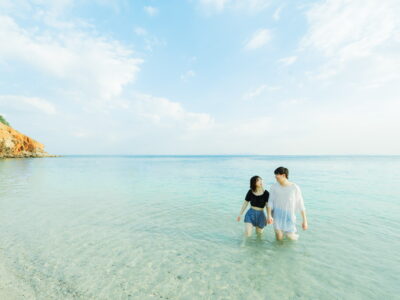 海は広いな大きいな。そして綺麗だな。