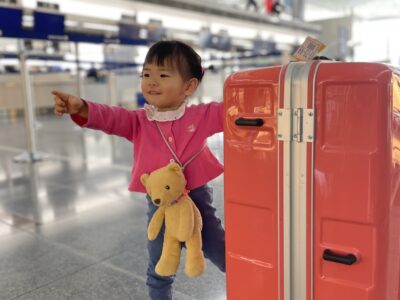 大好きなテディベアと初海外旅行！