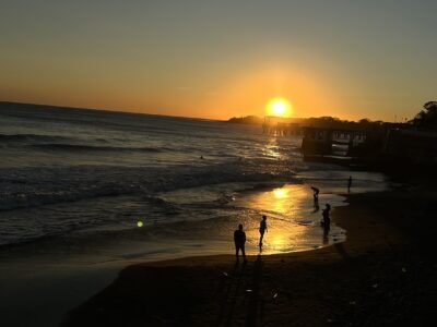 エルサルバドルの夕陽